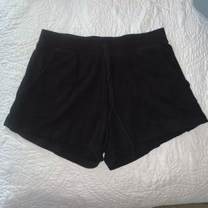 Black lounge shorts